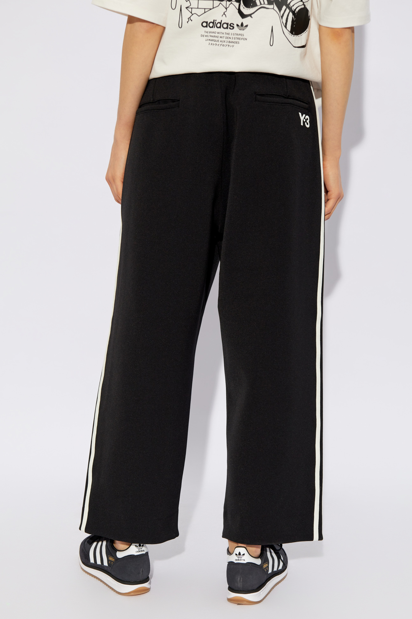 Y-3 Yohji Yamamoto Pants with logo | Women's Clothing | Vitkac